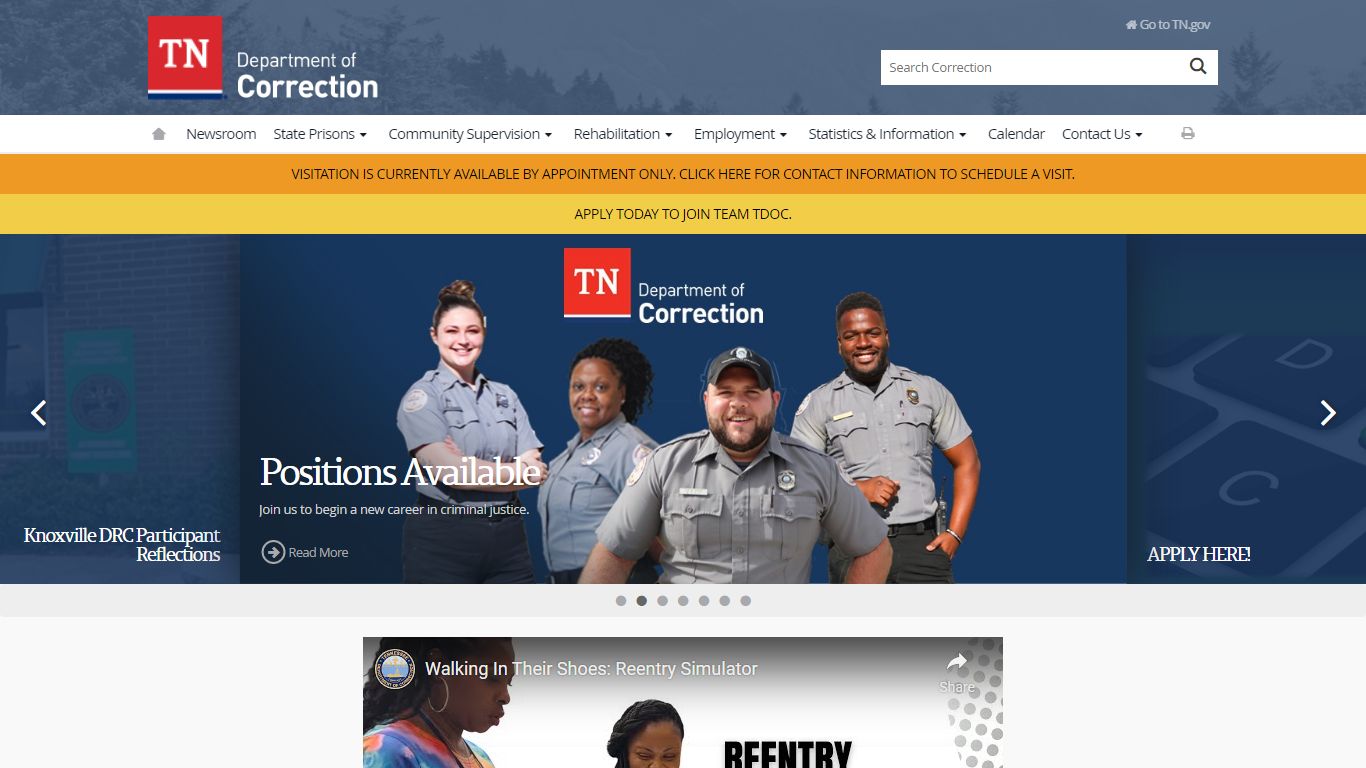 Department of Correction - TN.gov